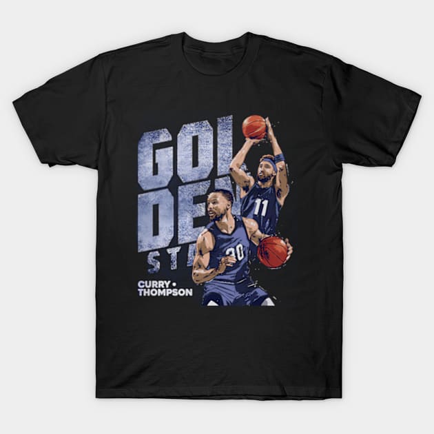 Steph Curry Klay Thompson en State Duo T-Shirt by binchudala